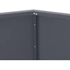 Lovelis Antracitas 75 x 75 x 60 cm Plienas
