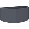 Lovelis Antracitas 90 x 45 x 35 cm Plienas