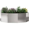 Lovelis Sidabro 120 x 120 x 35 cm Nerūdijantis Plienas
