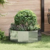 Lovelis Sidabro 90 x 90 x 35 cm Cinkuota plienas