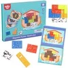 Tooky Toys TOOKY TOY Medinė Ugdomoji Dėlionė Arka Nojaus su 26 elementais
