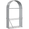 Malkų stovas, pilkas, 120x45x210cm, galvanizuotas plienas