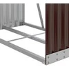 Malkų stovas, rudas, 80x45x190 cm, galvanizuotas plienas