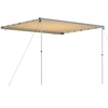Markizė nameliui ant ratų, smėlio spalvos, 3x2,5x2,15m