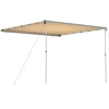 Markizė nameliui ant ratų, smėlio spalvos, 3x3x2,15m