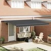 Markizės rėmas Antracitas 450 × 300 cm Poliesteris su PU danga
