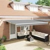 Markizės rėmas Balta 500 × 300 cm Aliuminis