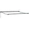 Ištraukiama markizė Juoda 400 × 300 cm Poliesteris ir Metalas