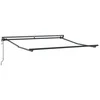 Ištraukiama markizė Kreminė 350 x 250 cm Poliesteris ir Metalas