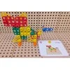 MASTERKIDZ geometrinių formų konstravimo rinkinys sieninėms STEM panelėms 260 vnt