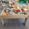 MASTERKIDZ medinis mokomasis stalas + 352 STEAM sienelės priedai