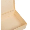 Medinė dėžutė su dangteliu 40x30x13 cm medžio masyvo pušis