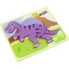 Lean Toys Medinė dėlionė Dinozauras LeanToys, 6 det.