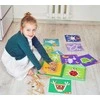 Tooky Toys Tooky Toy Medinės Magnetinės Kaladėlės Su Galvosūkiais 49 vnt.