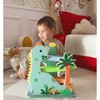Medinė spalvinga dinozaurų čiuožykla CLASSIC WORLD