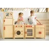 Viga Toys Medinis didelis virtuvės rinkinys VIGA
