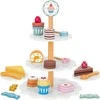 Tooky Toys Medinis trijų aukštų saldumynų stovas su keksiukais TOOKY TOY