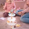 Tooky Toys Medinis trijų aukštų saldumynų stovas su keksiukais TOOKY TOY