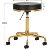 Activeshop Kosmetologinė meistro kėdutė GREEK MODEL 2 Juodas GOLD