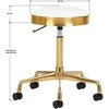 Activeshop Kosmetologinė meistro kėdutė GREEK MODEL 1 Baltas GOLD