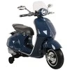 Lean Cars Elektrinis motoroleris vaikams Vespa GTS 300, mėlynas