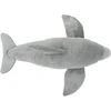 Minkštas žaislinis delfinas, pilkas, pliušinis
