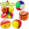 Lean Toys Minkšti sportiniai kamuoliai vaikams, 4 vnt.