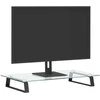 Laikiklis Monitoriaus stovas, juodas, 60x35x8cm, stiklas ir metalas
