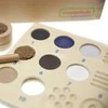 Masterkidz Montessori medinės kaladėlės medžiagoms ir faktūroms atpažinti 12 vnt
