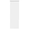 Naktinis roletas baltos spalvos 40x130 cm audinio plotis 35,7cm