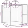 Narvas katėms, 1,5x1,5x1,5m, galvanizuotas plienas