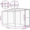 Narvas katėms, 3x1,5x1,5m, galvanizuotas plienas