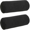 Pagalvės 2 pcs Juoda Ø 15 x 40 cm Kordūrinis audinys