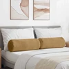 Pagalvės 2 pcs Ruda Ø 25 x 70 cm Kordūrinis audinys