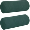 Pagalvės 2 pcs Tamsiai žalia Ø 15 x 40 cm Kordūrinis audinys