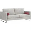 Pagalvės 2 pcs Vyno raudona Ø 15 x 40 cm audinys
