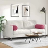 Pagalvės 2 pcs Vyno raudona Ø 25 x 70 cm Kordūrinis audinys