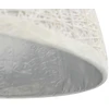 Pakabinamas šviestuvas, balta ir sidabro, 50cm skersmens, E27