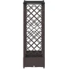 Pakeltas lovas su trelėmis ir stogu Ruda 207 x 40 x 123 cm PP
