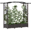 Pakeltas lovas su trelėmis ir stogu Ruda 169 x 40 x 123 cm PP