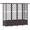 Pakeltas lovas su trelėmis ir stogu Ruda 202 x 40 x 136 cm PP