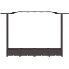Pakeltas lovas su trelėmis ir stogu Ruda 207 x 40 x 123 cm PP