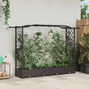 Pakeltas lovas su trelėmis ir stogu Ruda 207 x 40 x 123 cm PP