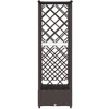 Pakeltas lovas su trelėmis ir stogu Ruda 124 x 40 x 121 cm PP