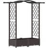 Pakeltas lovas su trelėmis ir stogu Ruda 124 x 40 x 123 cm PP
