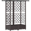 Pakeltas lovas su trelėmis ir stogu Ruda 124 x 40 x 121 cm PP
