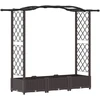 Pakeltas lovas su trelėmis ir stogu Ruda 169 x 40 x 123 cm PP