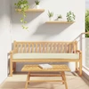 Pallet pagalvė Oksfordo audinys Kreminė 180 x 40 x 8 cm