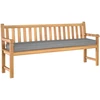 Pallet pagalvė Oksfordo audinys Pilka 180 x 40 x 8 cm