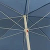 Paplūdimio skėtis nuo saulės, mėlynos spalvos, 240cm